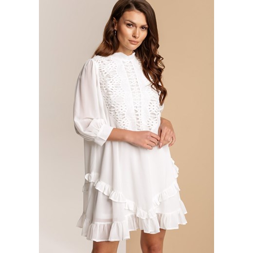 Biała Sukienka Aqearea Renee S/M Renee odzież