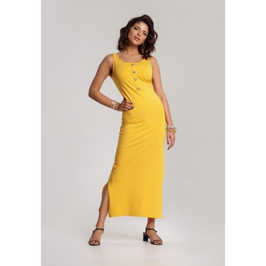 Żółta Sukienka Pallelodia Renee L promocyjna cena Renee odzież