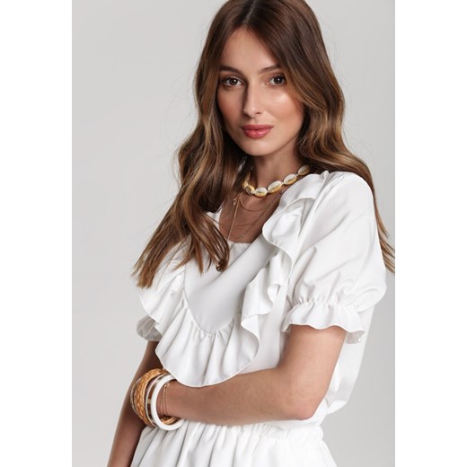 Biała Bluzka Dorialla Renee S/M Renee odzież promocyjna cena