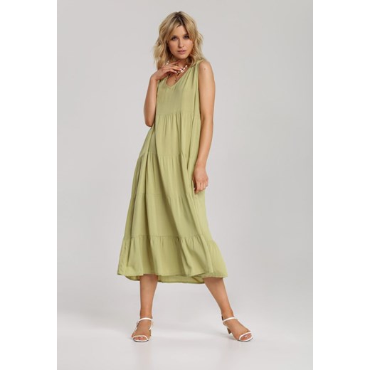 Zielona Sukienka Kalithusa Renee S/M promocyjna cena Renee odzież