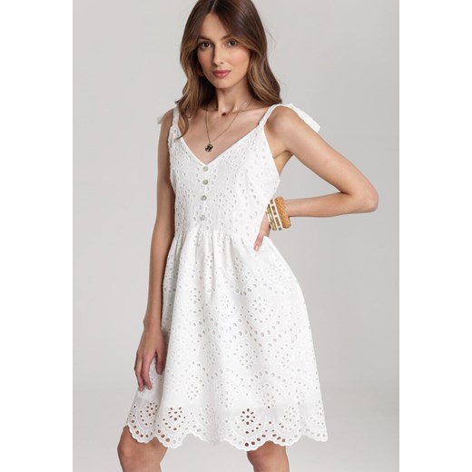 Biała Sukienka Amadorise Renee S/M okazja Renee odzież