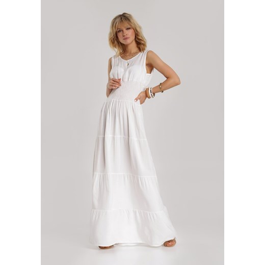 Biała Sukienka Kalimoni Renee S/M wyprzedaż Renee odzież