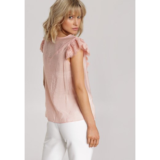 Różowa Bluzka Aeganora Renee M/L Renee odzież
