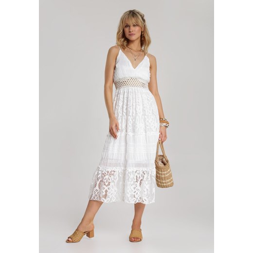 Biała Sukienka Lagunore Renee M/L Renee odzież okazja