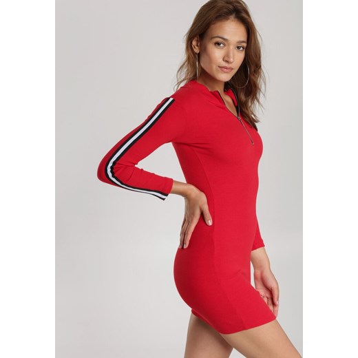 Czerwona Sukienka Daphpeia Renee S/M Renee odzież