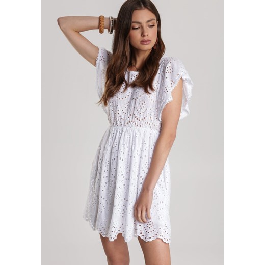Biała Sukienka Sireil Renee S/M okazyjna cena Renee odzież