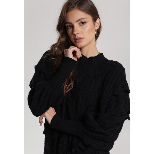 Czarny Sweter Thenora Renee S/M Renee odzież