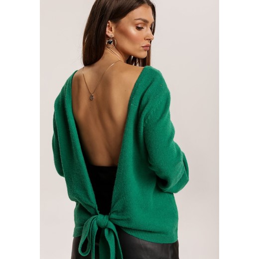 Zielony Sweter Meridieth Renee S/M Renee odzież