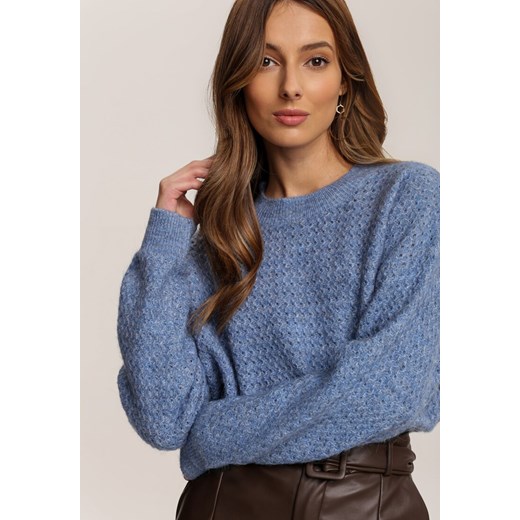 Niebieski Sweter Aezyra Renee L Renee odzież