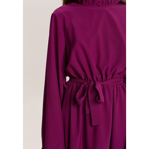 Fioletowa Sukienka Kahliphei Renee S/M Renee odzież