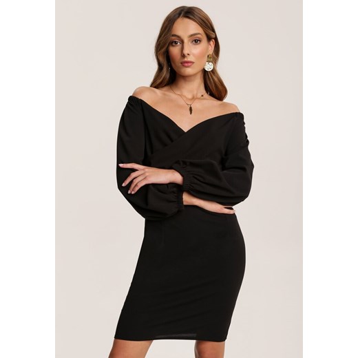 Czarna Sukienka Zellryna Renee ONE SIZE Renee odzież