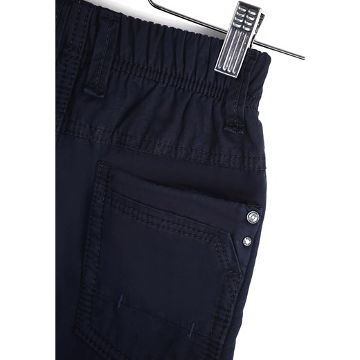 Granatowe Spodnie Good Basic Born2be 92-98 Born2be Odzież promocyjna cena