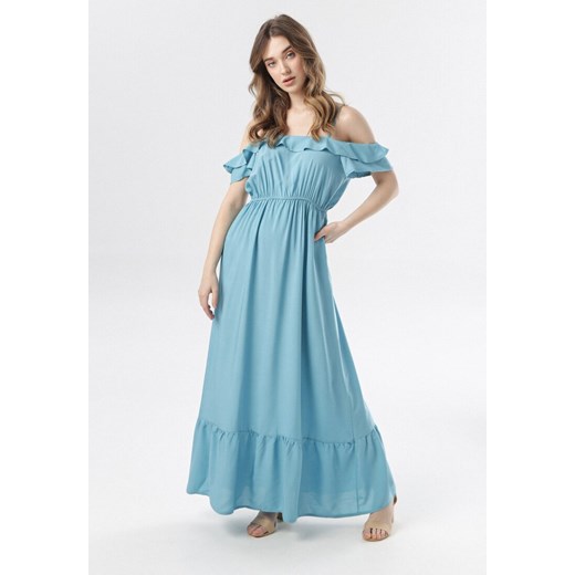 Niebieska Sukienka Callagana Born2be L/XL wyprzedaż Born2be Odzież