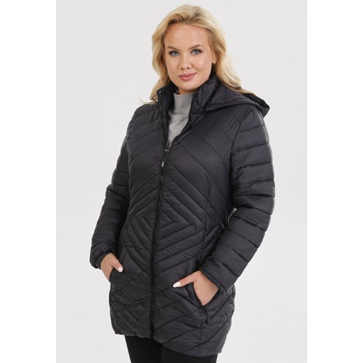 Czarna Kurtka Grynvielle Born2be 5XL Born2be Odzież