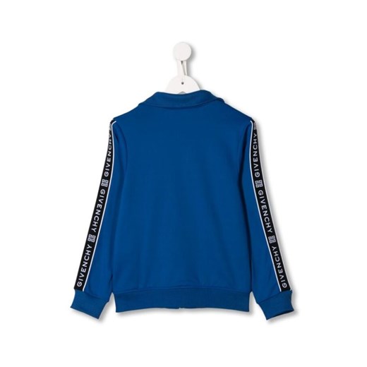 Elastic full zip sweatshirt with logo sleeves Givenchy 10y showroom.pl