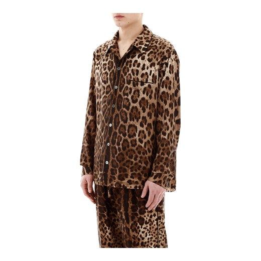Leopard pajama shirt Dolce & Gabbana 39 wyprzedaż showroom.pl