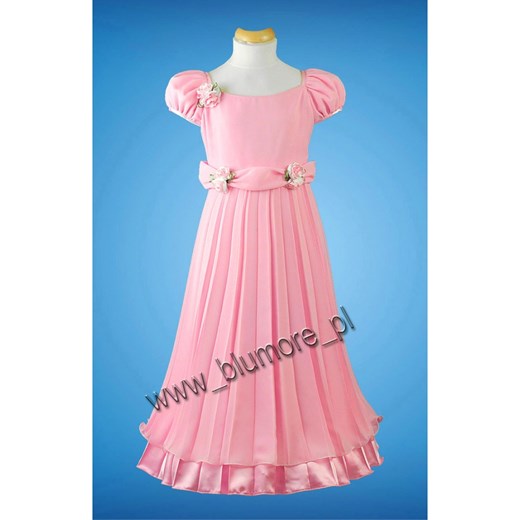 Balowa sukienka na wesele dla dziewczynki 104 - 140 Marzenka blumore-pl rozowy balowe