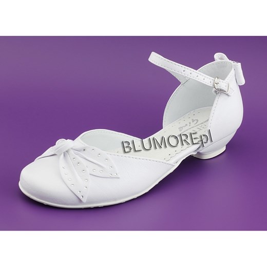 Wytworne buty na komunię dla dziewczynki 27 - 38 blumore-pl rozowy dziewczęce