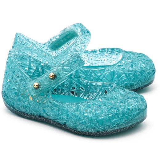 Campana Zig Zag - Niebieskie Gumowe Baleriny Dziecięce - 30990 06739 mivo turkusowy Buty