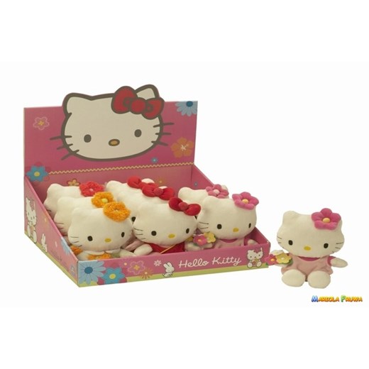 Pluszak Maskotka Hello Kitty 15 cm - Ciemny róż 