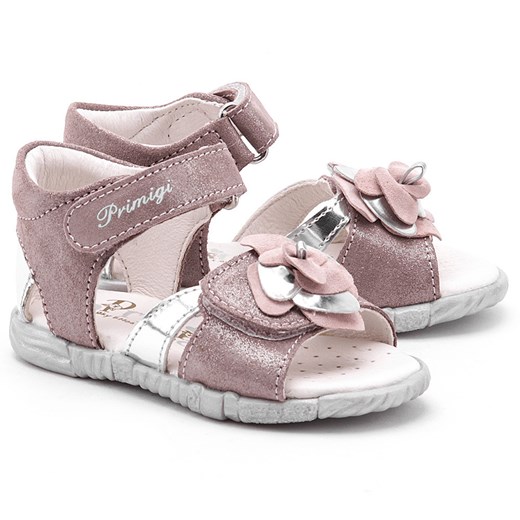 Milia - Różowe Zamszowe Sandały Dziecięce - 10583 00 mivo bezowy buty na lato