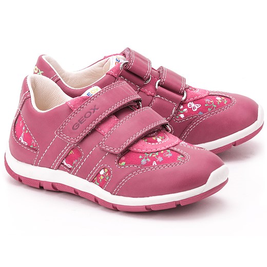 Baby Shaax - Różowe Skórzane Półbuty Dziecięce - B4233B 043AW C8002 mivo-kids rozowy Buty