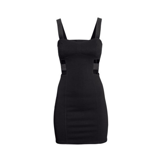  Krótka sukienka  h-m czarny elastyczne