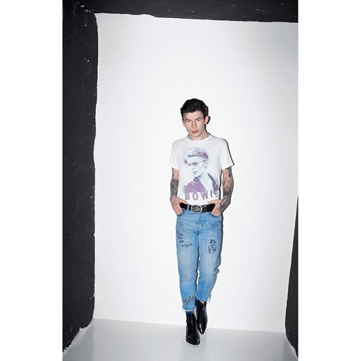 David Bowie Smoking T-shirt 360 Icôn L - Slim Fit showroom.pl