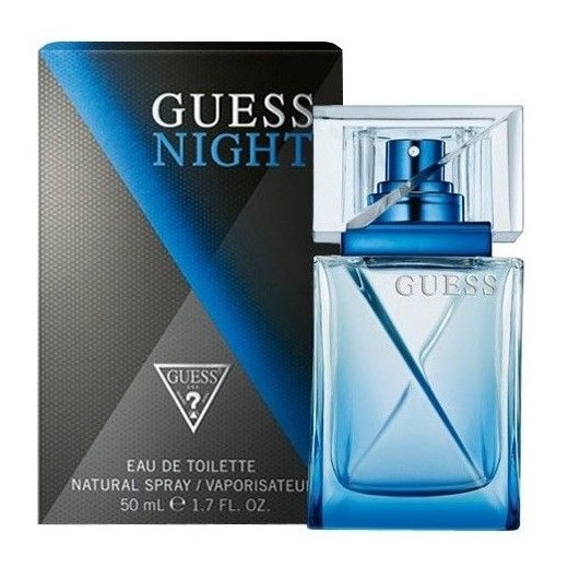 Guess Night 50ml M Woda toaletowa perfumy-perfumeria-pl niebieski woda toaletowa