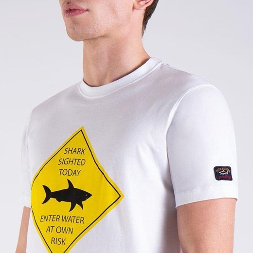 T-shirt with print Paul & Shark M okazja showroom.pl