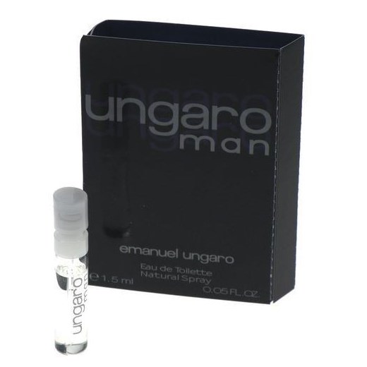 Emanuel Ungaro Man 1,5ml M Woda toaletowa perfumy-perfumeria-pl czarny drewniane