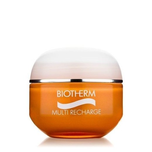 Biotherm Multi Recharge Ginseng VitE SPF15 50ml W Krem do twarzy Tester do skóry normalnej i mieszanej perfumy-perfumeria-pl pomaranczowy krem nawilżający