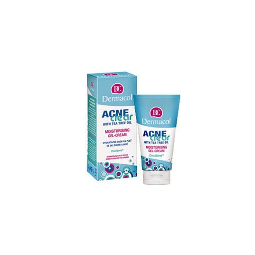 Dermacol AcneClear Moisturising Gel-Cream 50ml W Krem do twarzy przeciwtrądzikowy perfumy-perfumeria-pl niebieski krem nawilżający