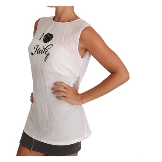 I LOVE ITALY T-shirt Dolce & Gabbana IT46 | L promocyjna cena showroom.pl