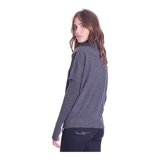 OVER SWEATER WITH BUTTON INSERT Luckylu S showroom.pl