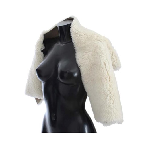 Lambskin Fur Silk Scarf Dolce & Gabbana ONESIZE okazyjna cena showroom.pl