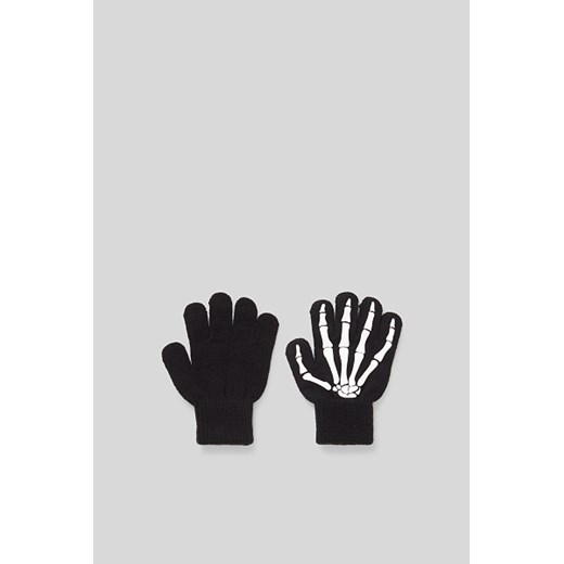 C&A Rękawiczki-świecące w ciemności, Czarny, Rozmiar: 104-122 104-122 C&A