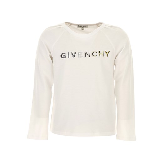 Givenchy Koszulka Dziecięca dla Dziewczynek, biały, Bawełna, 2019, 10Y 12Y 14Y 4Y 6Y 8Y Givenchy 12Y RAFFAELLO NETWORK