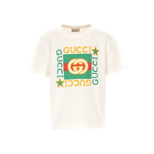 Gucci Koszulka Dziecięca dla Chłopców, biały, Bawełna, 2019, 4Y 6Y 8Y Gucci 4Y RAFFAELLO NETWORK