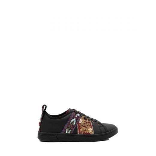 Desigual Kobieta Sneakers - cosmic ribbons - Czarny Desigual 41 Italian Collection Worldwide