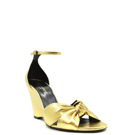 Saint Laurent Kobieta Sandals -  - Złoty Saint Laurent 36 Italian Collection Worldwide