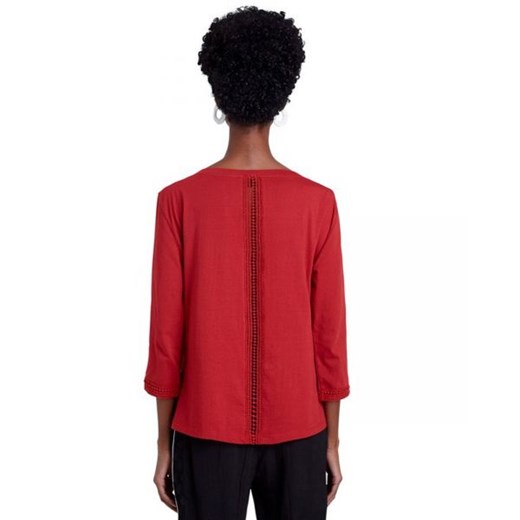 Desigual T-shirt Kobieta - Ts dublin - Czerwony Desigual XS Italian Collection Worldwide