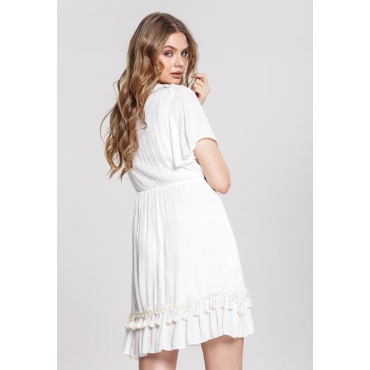Biała Sukienka Satisfier Renee S/M Renee odzież