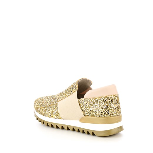 Złote damskie buty typu sneakers Primamoda 40 okazja Primamoda