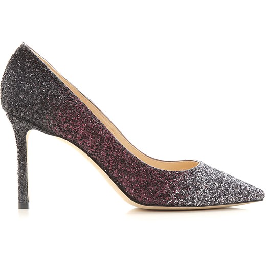 Jimmy Choo Czółenka oraz Szpilki Damskie, stalowy, Skóra brokatowa, 2019, 35.5 36 36.5 37 38 38.5 39 40 Jimmy Choo 40 RAFFAELLO NETWORK