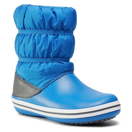 Buty zimowe dziecięce Crocs niebieskie 