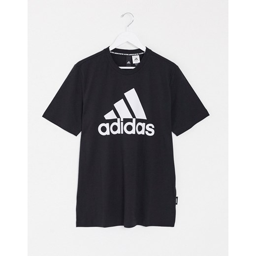 Adidas Training – Czarny T-shirt z dużym logo na piersi XL Asos Poland