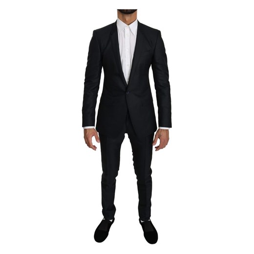 Slim Fit Wool Suit Dolce & Gabbana 44 IT wyprzedaż showroom.pl