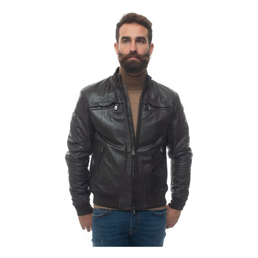 SANDSLEATHERWS04 leather harrington jacket Peuterey M showroom.pl