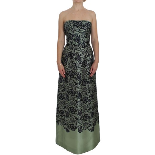 Floral Lace Silk Corset Maxi Dress Dolce & Gabbana XS - 40 IT okazyjna cena showroom.pl